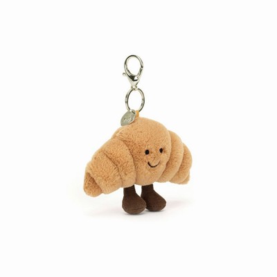 Jellycat Croissant Bag Charm UK | 30928XODS